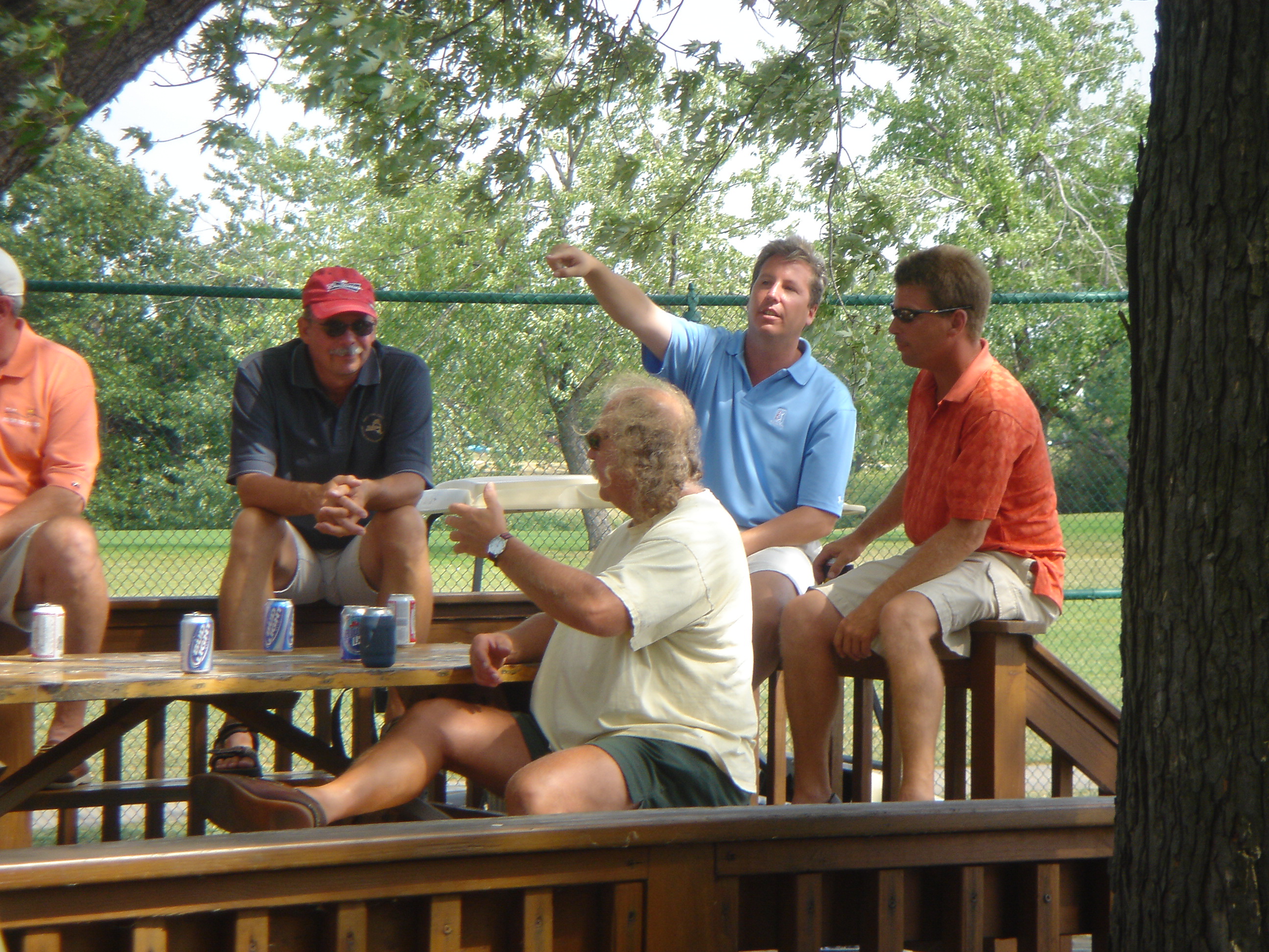 Winner of 1st Sheridan Park Golf Club Hot Dog Eating Contest - "Barefoot Fred" (just kidding)