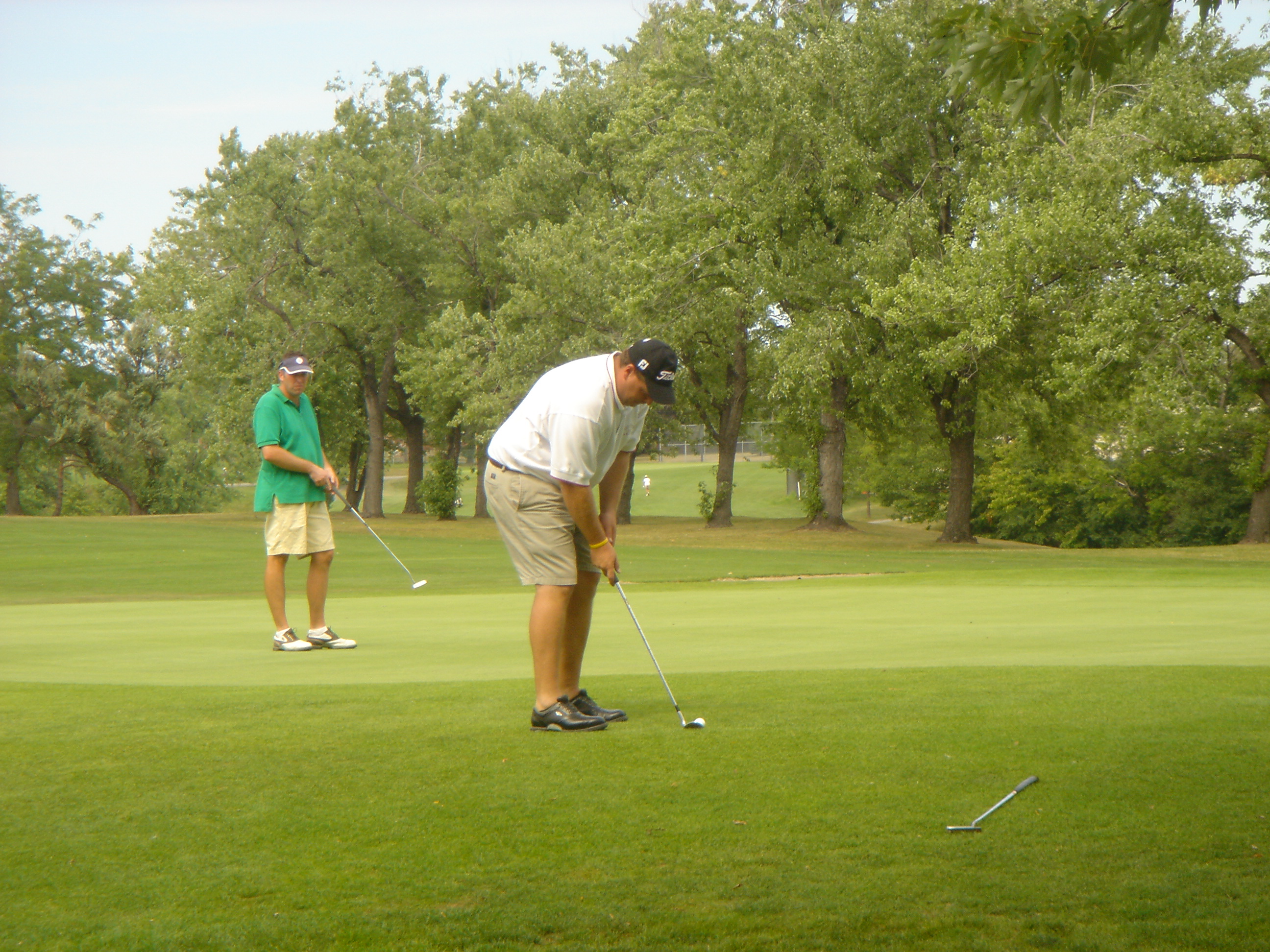 Keith Sawyer - Class A Champion on 18 in Final Round