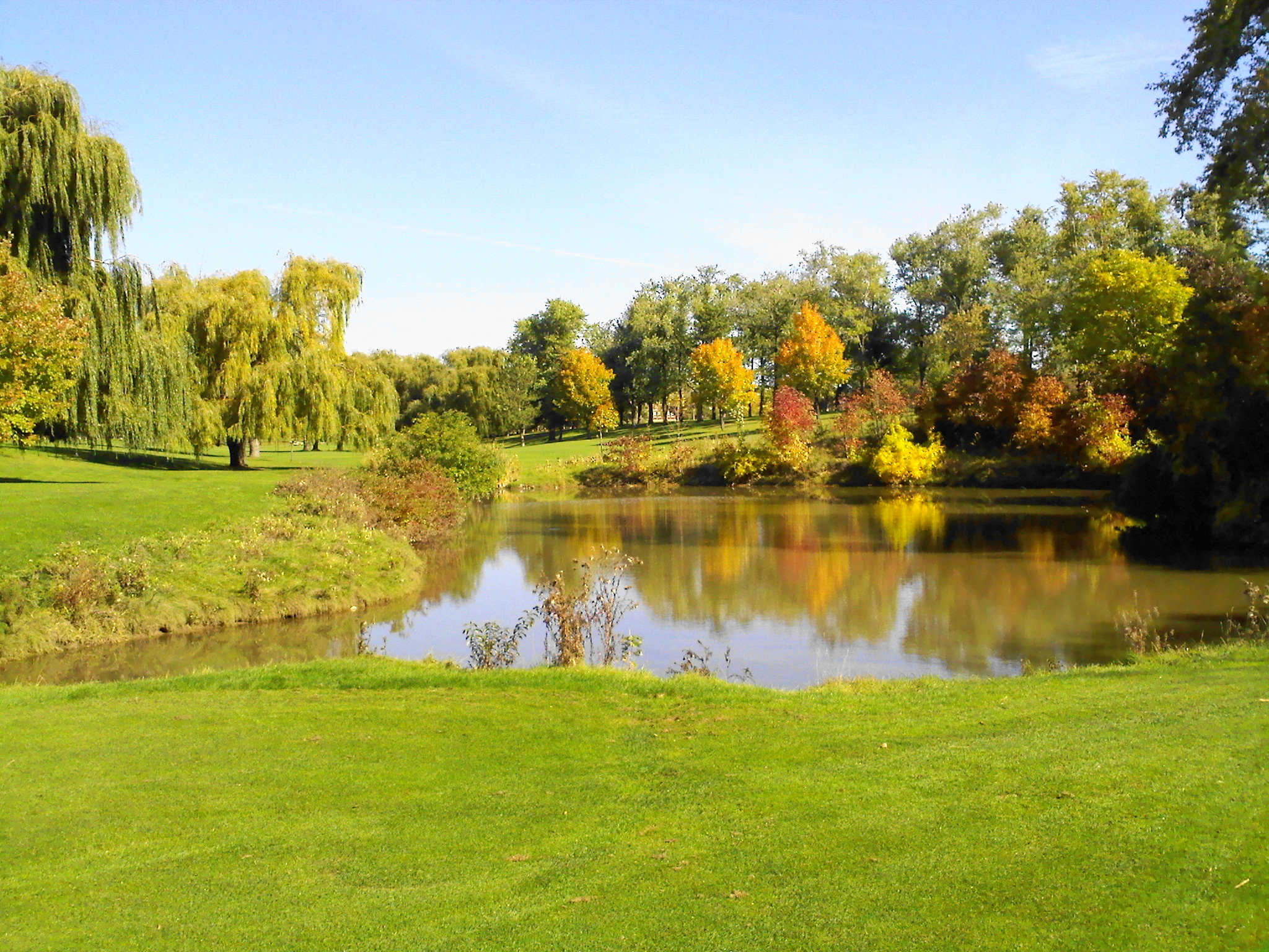 1st Fairway from 9th Green